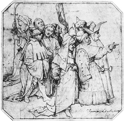 Group of Male Figures Hieronymus Bosch